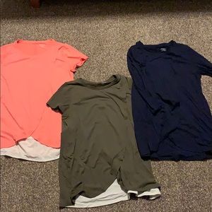 Medium Motherhood nursing shirts (set of 3)